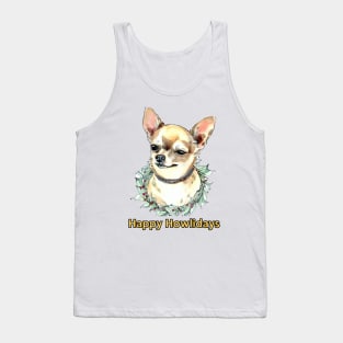 Happy Howlidays Chihuahua Tank Top